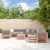 Thumbnail for 10-tlg. Garten-Lounge-Set mit Kissen Massivholz Douglasie