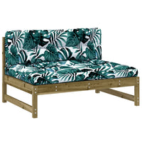 Thumbnail for 2-tlg. Garten-Lounge-Set mit Kissen Imprägniertes Kiefernholz