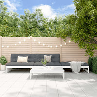 Thumbnail for 4-tlg. Garten-Lounge-Set mit Kissen Weiß Massivholz