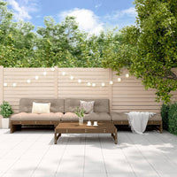 Thumbnail for 4-tlg. Garten-Lounge-Set mit Kissen Honigbraun Massivholz