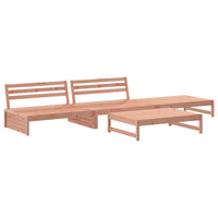 Thumbnail for 4-tlg. Garten-Lounge-Set mit Kissen Massivholz Douglasie