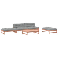 Thumbnail for 5-tlg. Garten-Lounge-Set mit Kissen Massivholz Douglasie