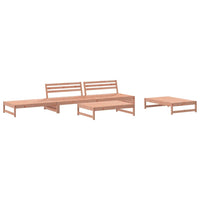 Thumbnail for 5-tlg. Garten-Lounge-Set mit Kissen Massivholz Douglasie