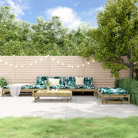 Thumbnail for 5-tlg. Garten-Lounge-Set mit Kissen Imprägniertes Kiefernholz