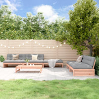 Thumbnail for 6-tlg. Garten-Lounge-Set mit Kissen Massivholz Douglasie