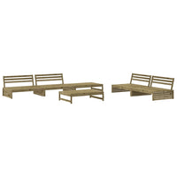 Thumbnail for 6-tlg. Garten-Lounge-Set mit Kissen Imprägniertes Kiefernholz