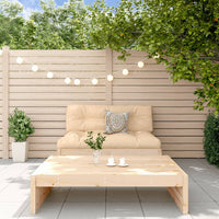 Thumbnail for 2-tlg. Garten-Lounge-Set mit Kissen Massivholz