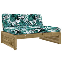 Thumbnail for 2-tlg. Garten-Lounge-Set mit Kissen Imprägniertes Kiefernholz