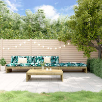 Thumbnail for 4-tlg. Garten-Lounge-Set mit Kissen Kiefernholz Imprägniert