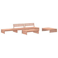 Thumbnail for 5-tlg. Garten-Lounge-Set mit Kissen Massivholz Douglasie