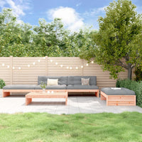 Thumbnail for 5-tlg. Garten-Lounge-Set mit Kissen Massivholz Douglasie