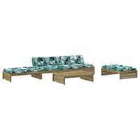 Thumbnail for 5-tlg. Garten-Lounge-Set mit Kissen Imprägniertes Kiefernholz