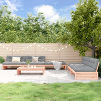 Thumbnail for 6-tlg. Garten-Lounge-Set mit Kissen Massivholz Douglasie