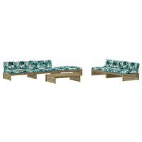 Thumbnail for 6-tlg. Garten-Lounge-Set mit Kissen Imprägniertes Kiefernholz