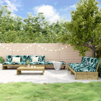 Thumbnail for 6-tlg. Garten-Lounge-Set mit Kissen Imprägniertes Kiefernholz