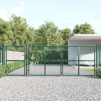 Thumbnail for Mesh-Gartentor Grün 400x175 cm Verzinkter Stahl