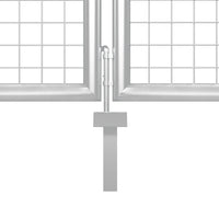 Thumbnail for Mesh-Gartentor Silbern 350x175 cm Verzinkter Stahl
