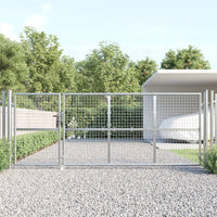 Thumbnail for Mesh-Gartentor Silbern 350x175 cm Verzinkter Stahl
