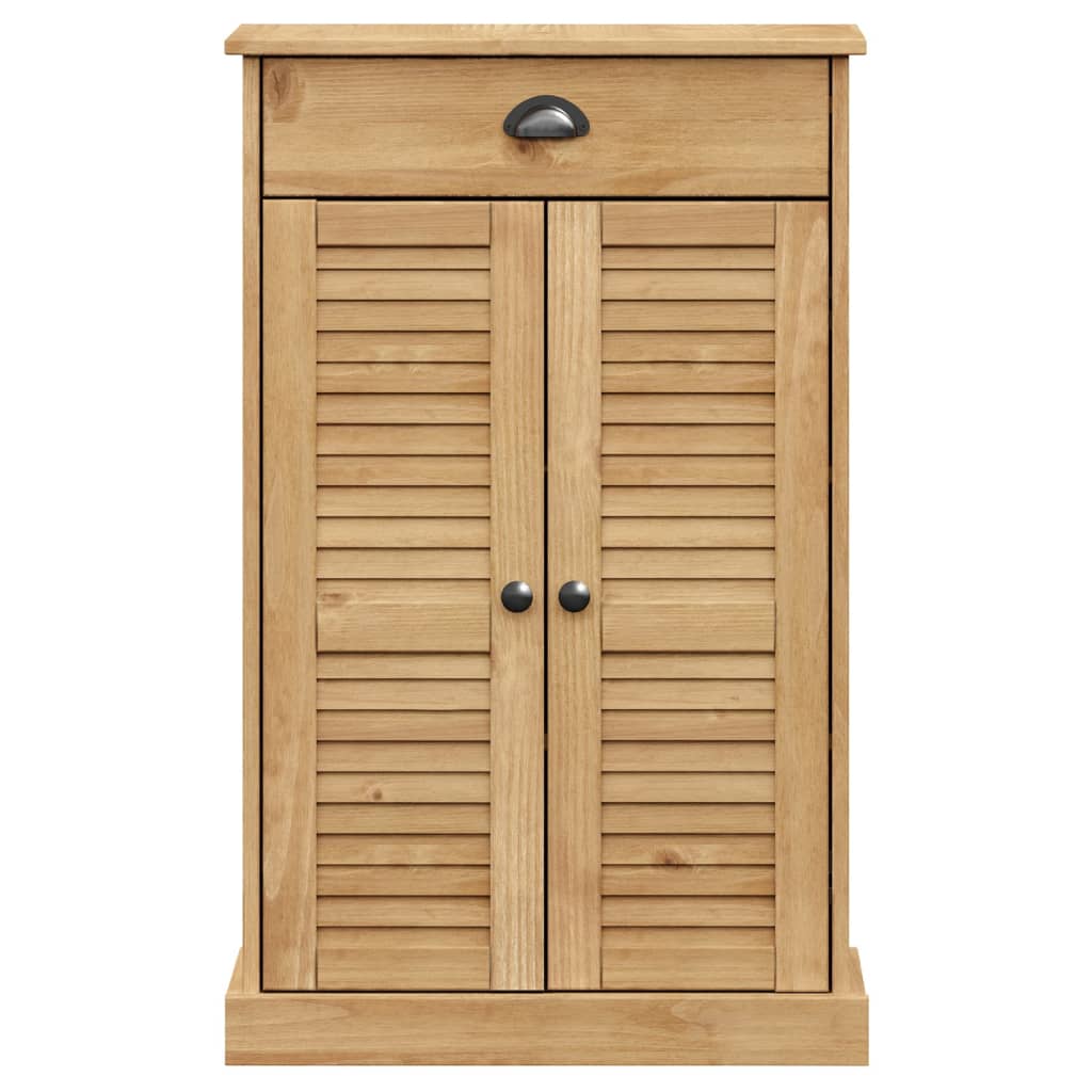 Schuhschrank VIGO 60x35x96 cm Massivholz Kiefer