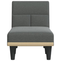 Thumbnail for Chaiselongue Dunkelgrau Stoff