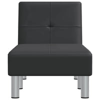 Thumbnail for Chaiselongue Schwarz Kunstleder