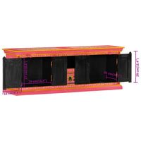 Thumbnail for TV-Schrank Rosa 110x30x40 cm Massivholz Mango