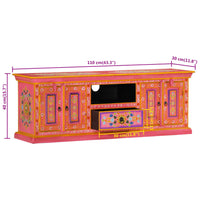 Thumbnail for TV-Schrank Rosa 110x30x40 cm Massivholz Mango