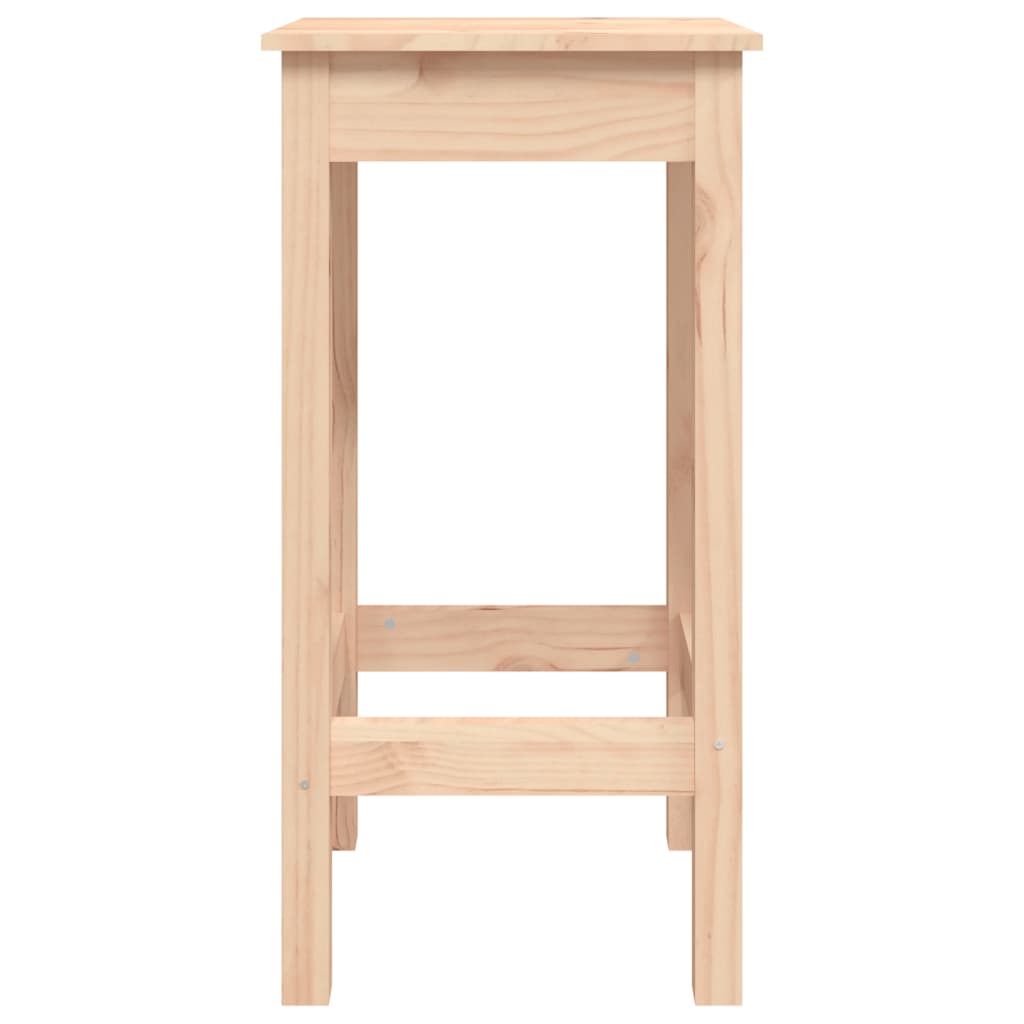Barhocker 2 Stk. 40x40x78 cm Massivholz Kiefer