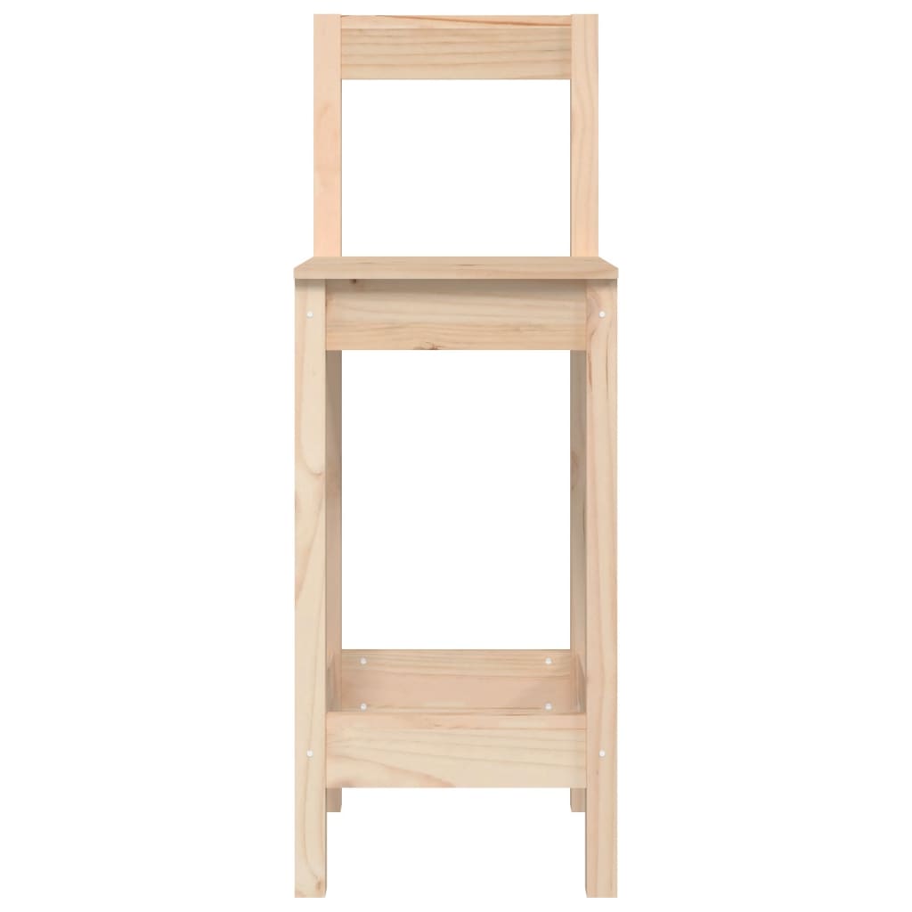Barhocker 2 Stk. 40x41,5x112 cm Massivholz Kiefer