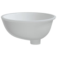 Thumbnail for Waschbecken Weiß 43x35x19 cm Oval Keramik