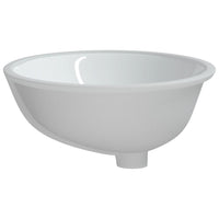 Thumbnail for Waschbecken Weiß 56x41x20 cm Oval Keramik