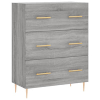Thumbnail for Sideboard Grau Sonoma 69,5x34x90 cm Holzwerkstoff