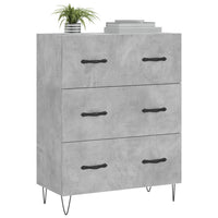 Thumbnail for Sideboard Betongrau 69,5x34x90 cm Holzwerkstoff