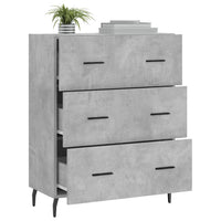 Thumbnail for Sideboard Betongrau 69,5x34x90 cm Holzwerkstoff