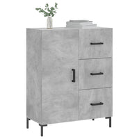 Thumbnail for Sideboard Betongrau 69,5x34x90 cm Holzwerkstoff