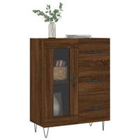 Thumbnail for Sideboard Braun Eichen-Optik 69,5x34x90 cm Holzwerkstoff