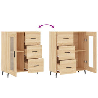 Thumbnail for Sideboard Sonoma-Eiche 69,5x34x90 cm Holzwerkstoff