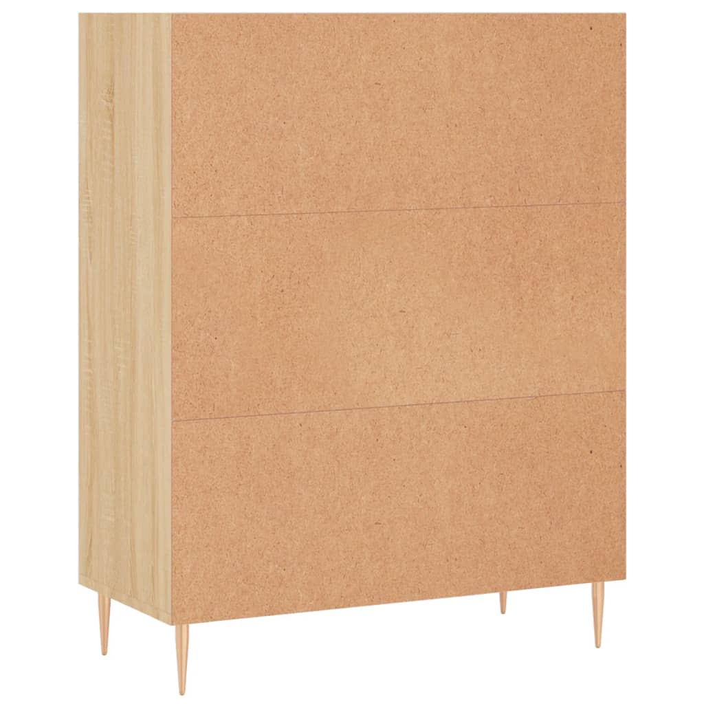 Bücherregal Sonoma-Eiche 69,5x32,5x90 cm Holzwerkstoff