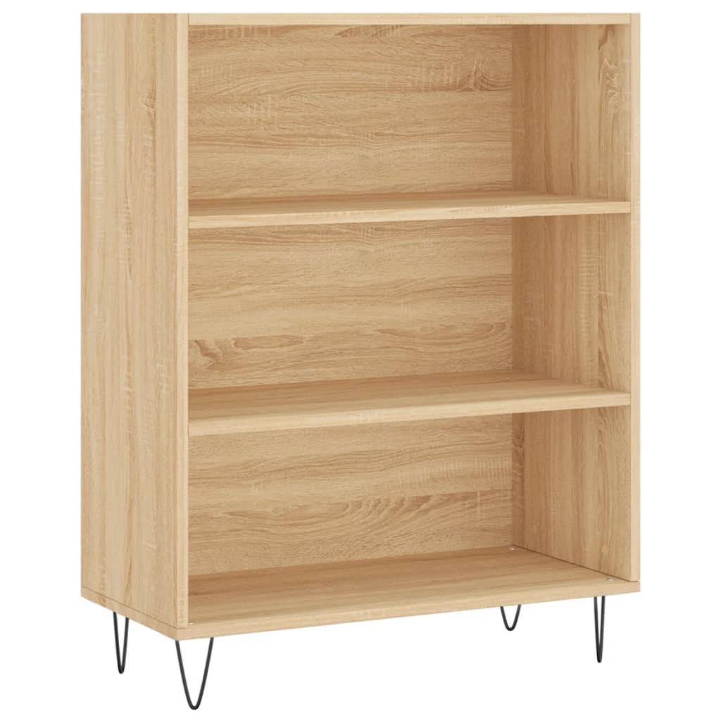 Bücherregal Sonoma-Eiche 69,5x32,5x90 cm Holzwerkstoff