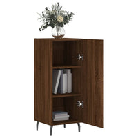 Thumbnail for Sideboard Braun Eichen-Optik 34,5x34x90 cm Holzwerkstoff