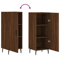 Thumbnail for Sideboard Braun Eichen-Optik 34,5x34x90 cm Holzwerkstoff