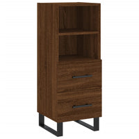Thumbnail for Sideboard Braun Eichen-Optik 34,5x34x90 cm Holzwerkstoff