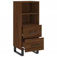 Thumbnail for Sideboard Braun Eichen-Optik 34,5x34x90 cm Holzwerkstoff