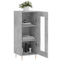 Thumbnail for Sideboard Betongrau 34,5x34x90 cm Holzwerkstoff
