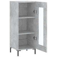 Thumbnail for Sideboard Betongrau 34,5x34x90 cm Holzwerkstoff