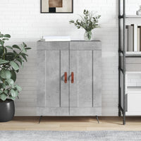 Thumbnail for Sideboard Betongrau 69,5x34x90 cm Holzwerkstoff