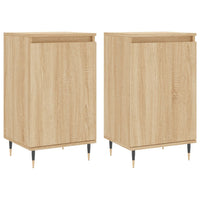 Thumbnail for Sideboards 2 Stk. Sonoma-Eiche 40x35x70 cm Holzwerkstoff