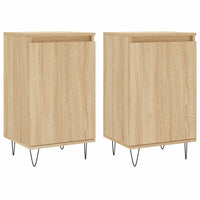 Thumbnail for Sideboards 2 Stk. Sonoma-Eiche 40x35x70 cm Holzwerkstoff