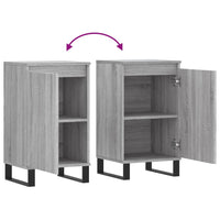 Thumbnail for Sideboards 2 Stk. Grau Sonoma 40x35x70 cm Holzwerkstoff