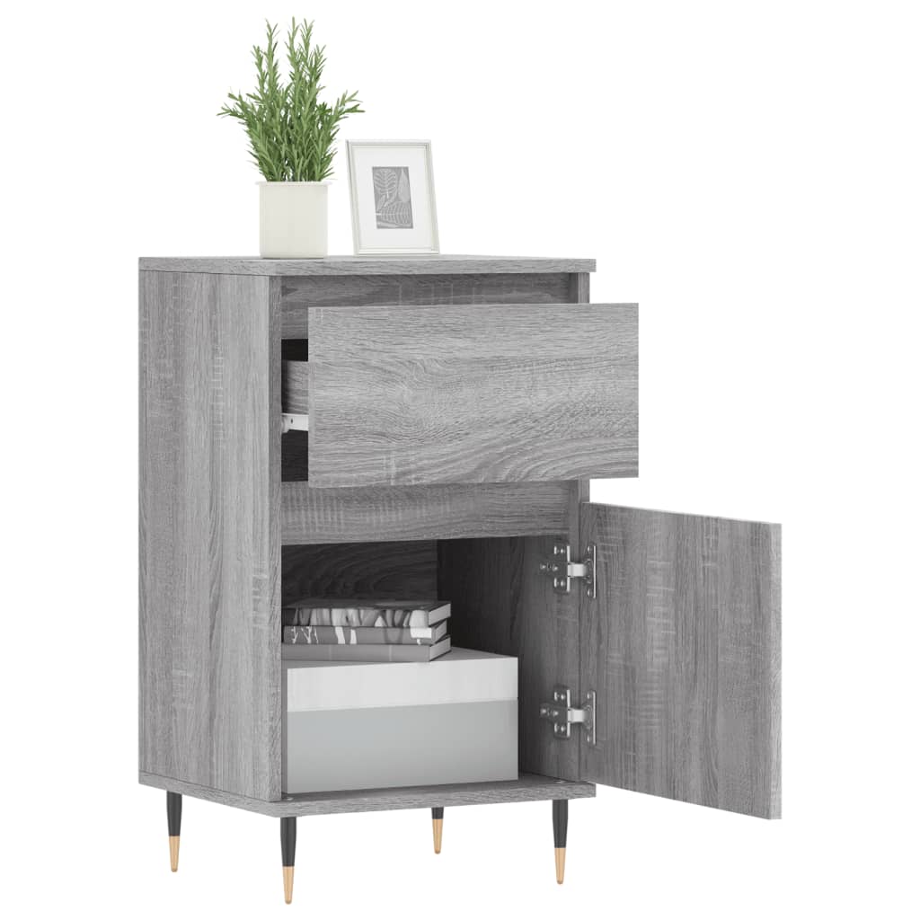 Sideboard Grau Sonoma 40x35x70 cm Holzwerkstoff